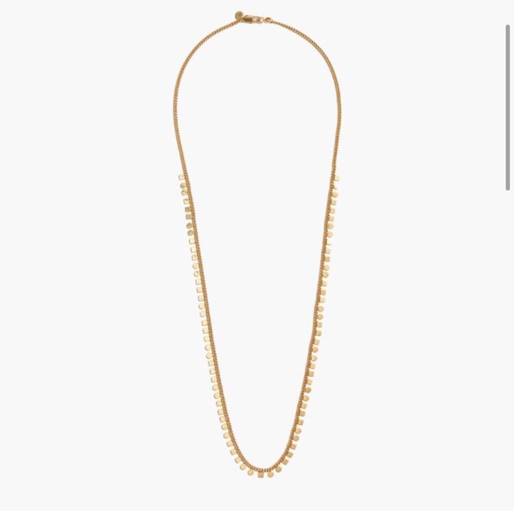 Madewell Mini Geochain Long Necklace - Picture 2 of 5